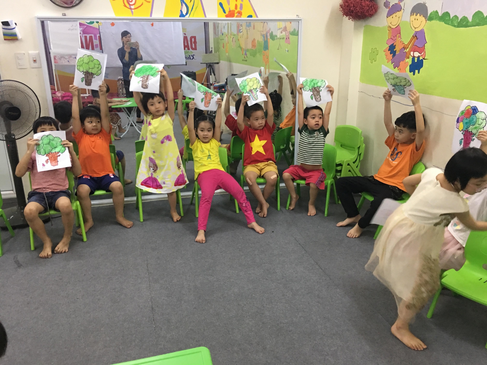 Bài học Bé ăn rau xanh