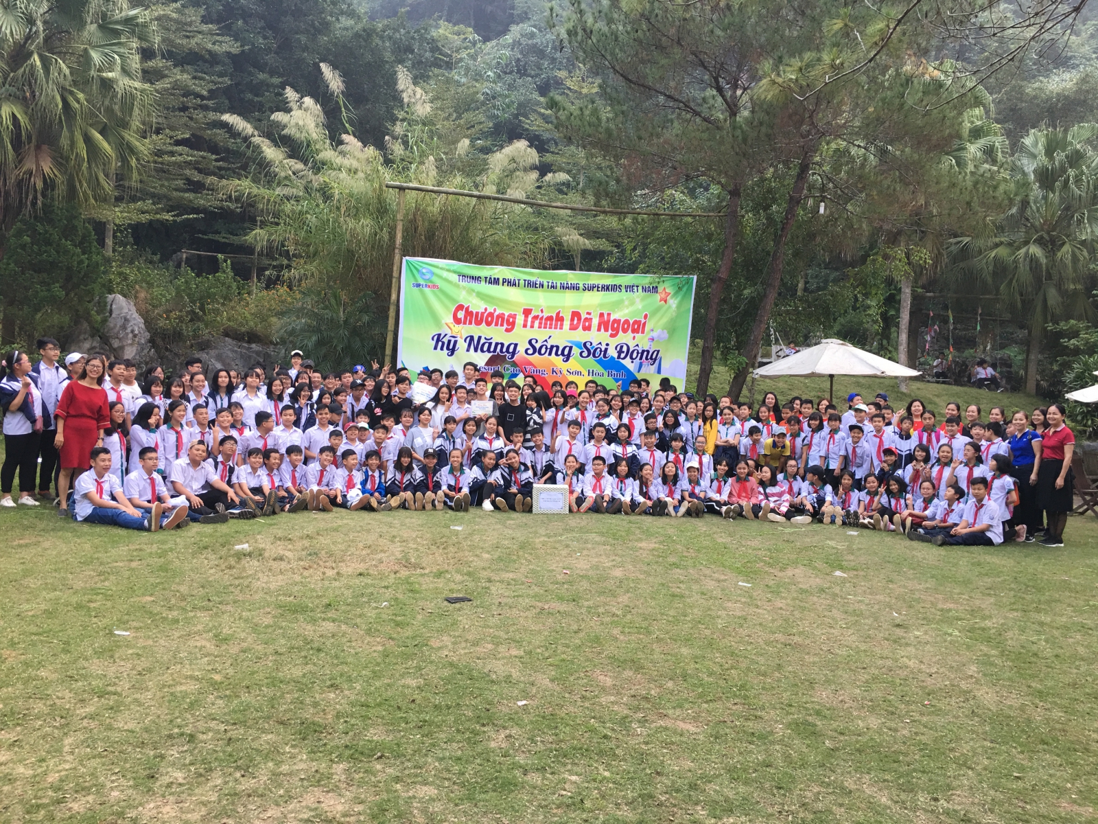 Chương trình dã ngoại kỹ năng sống sôi động Trường THCS Sông Đà 