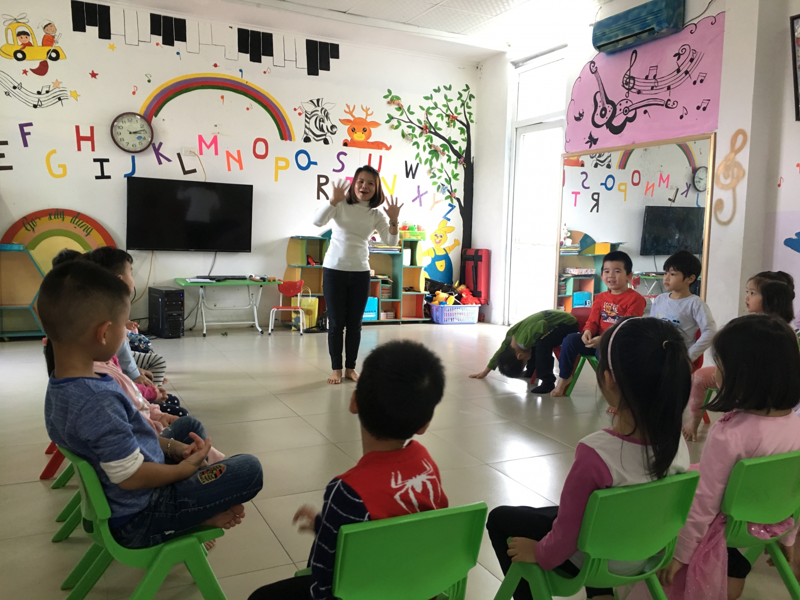 Trường mầm non tư thục Sao Mai - bài học 