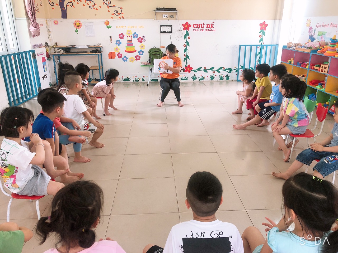 Đề phòng và xử lí khi bị bắt cóc của các bạn học sinh mầm non Sao Mai