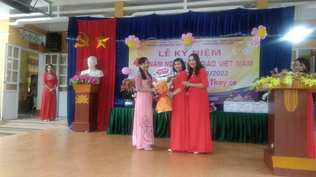 CHUYÊN ĐỀ BIẾT ƠN THẦY CÔ TRƯỜNG TIỂU HỌC VÀ TRUNG HỌC CƠ SỞ QUY HẬU