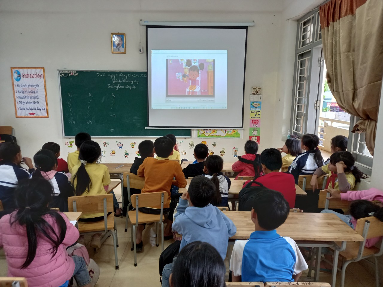 TIẾT HỌC TRẢI NGHIỆM SÁNG TẠO CỦA CÁC EM HỌC SINH LỚP 4 VÀ LỚP 5 TRƯỜNG TH VÀ THCS THUNG NAI_ HUYỆN CAO PHONG_ TỈNH HÒA BÌNH