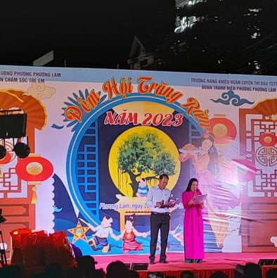 TRUNG TÂM PHÁT TRIỂN TÀI NĂNG SUPERKIDS PHỐI HỢP VỚI ỦY BAN NHÂN DÂN PHƯỜNG PHƯƠNG LÂM THÀNH PHỐ HÒA BÌNH TỔ CHỨC ĐÊM HỘI TRĂNG RẰM