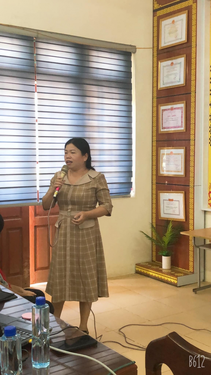 Kỹ năng sống Gaia với các em học sinh khối 6 Trường TH và THCS Thanh Hối huyện Tân Lạc. Tiết học học demo "Sống để yêu thương" <img alt=