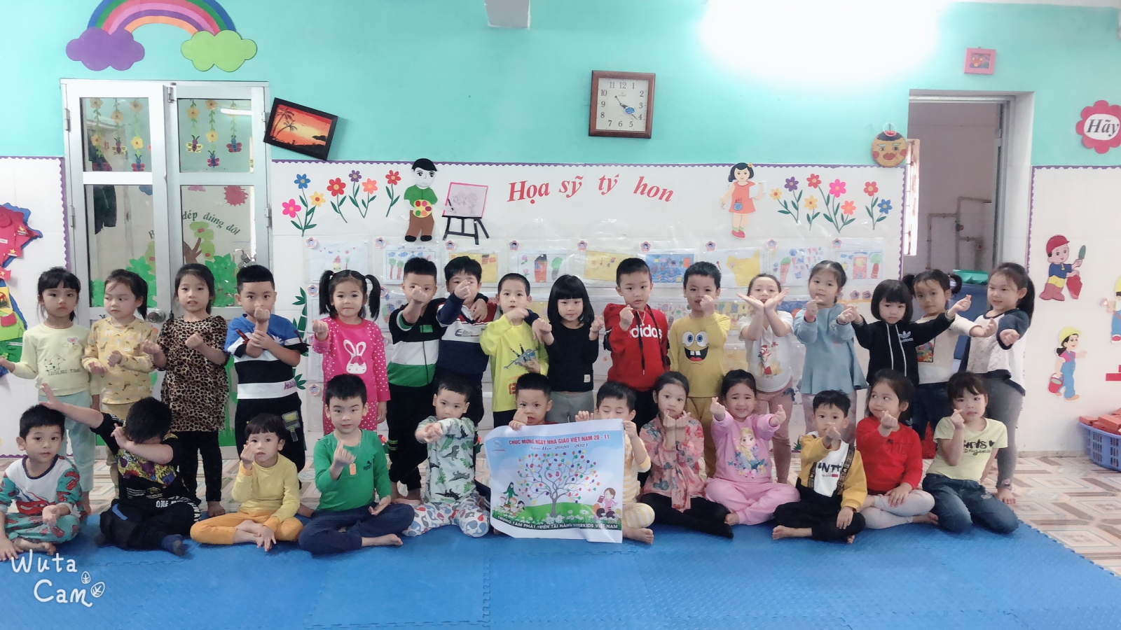 Lớp 5A mầm non Tân Hòa A