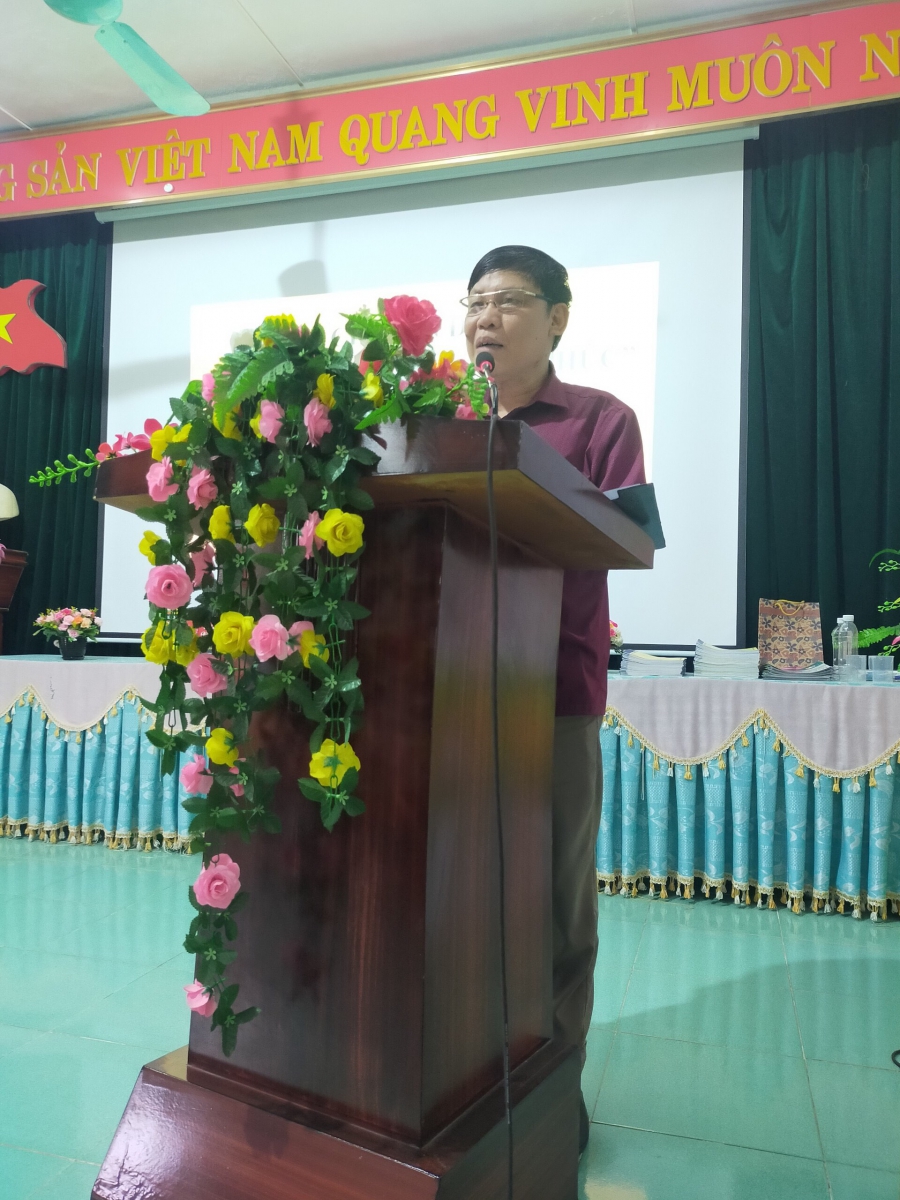 Chuyên viên phòng giáo dục Yên Thuỷ thầy Ngô Minh Thâu