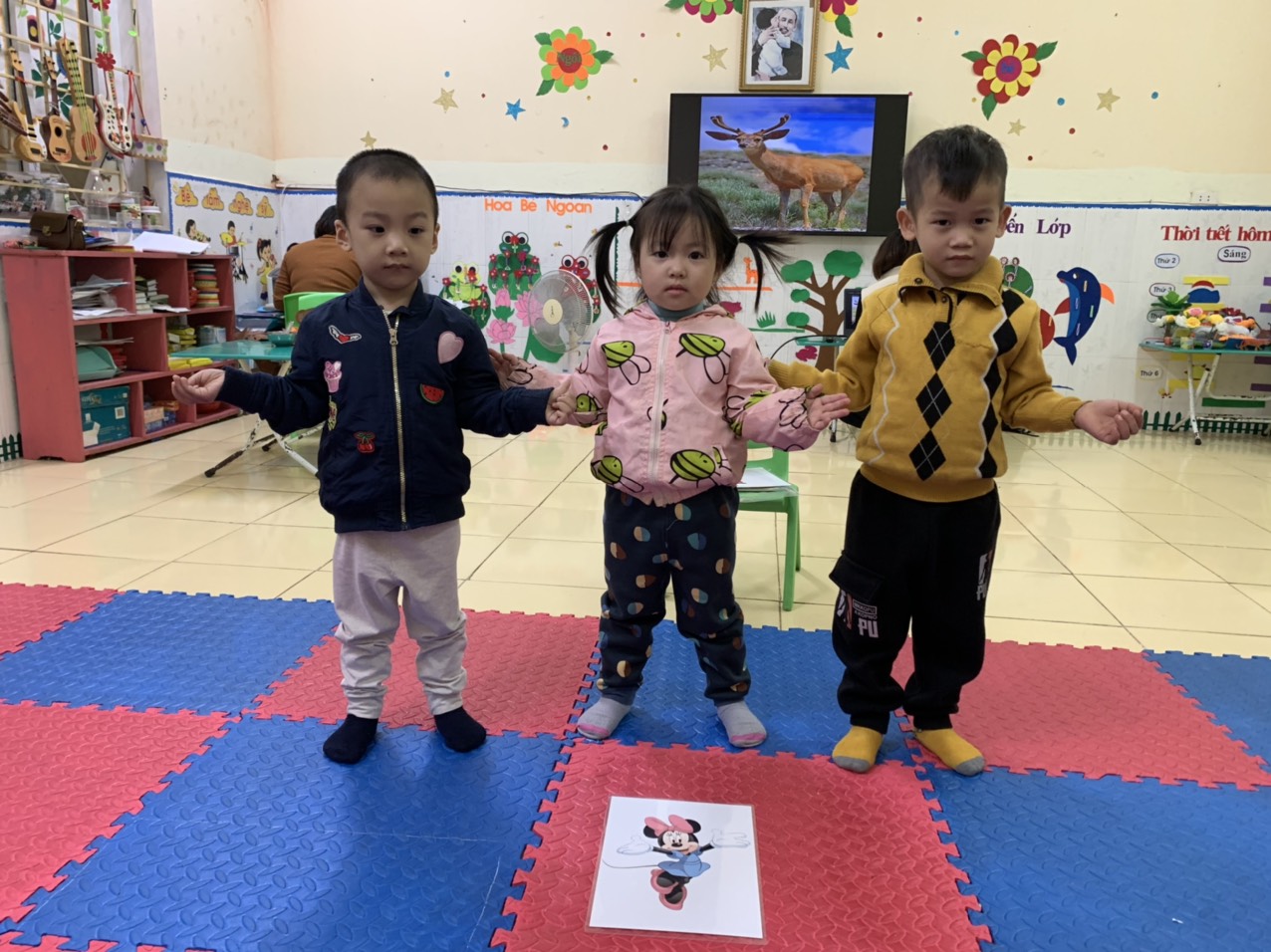 Tiết học kỹ năng giải phóng ngôn ngữ hình thể lớp 3 tuổi A_Trường mầm non Quỳnh Lâm_ thành phố Hòa Bình