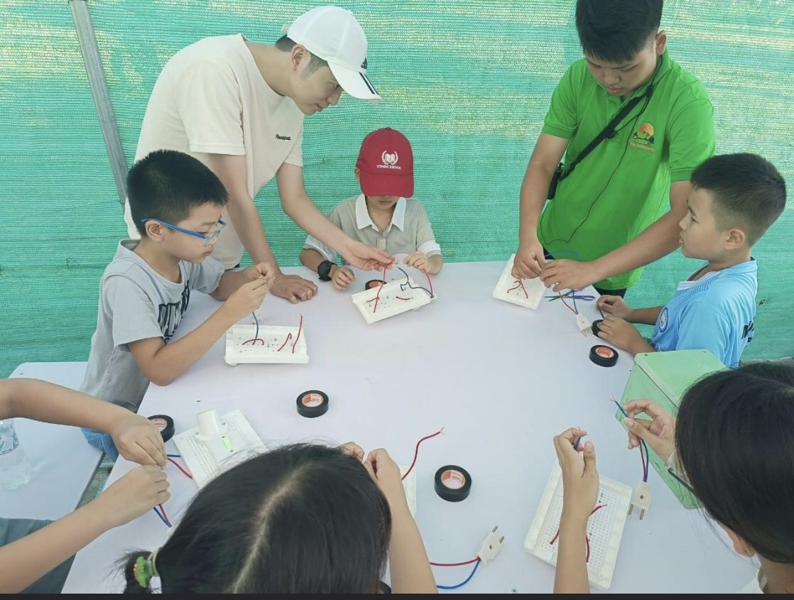 Hướng nghiệp – Nghề điện. Tìm hiểu về điện dân dụng, cách lắp ráp bảng điện đơn giản để có điện sang